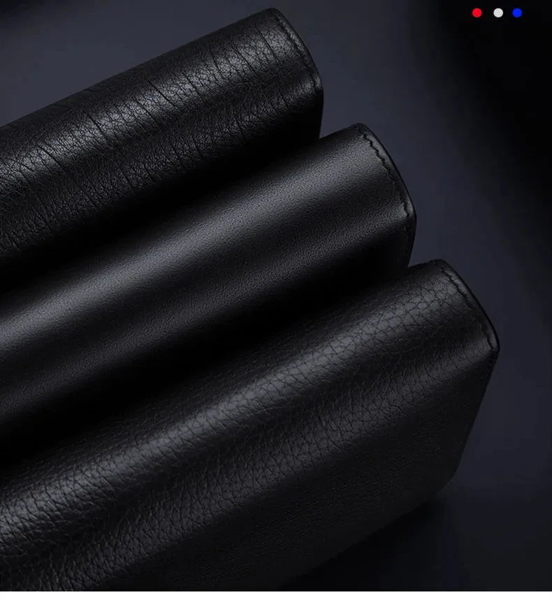 Anti-Theft Leather Long Wallet