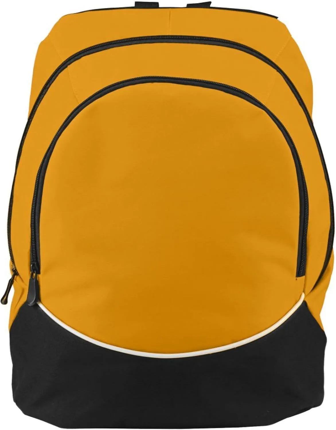 Augusta Sportswear Large Tri-Color Backpack, One Size, Gold/Black/White