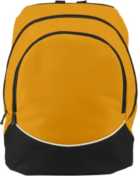 Augusta Sportswear Large Tri-Color Backpack, One Size, Gold/Black/White