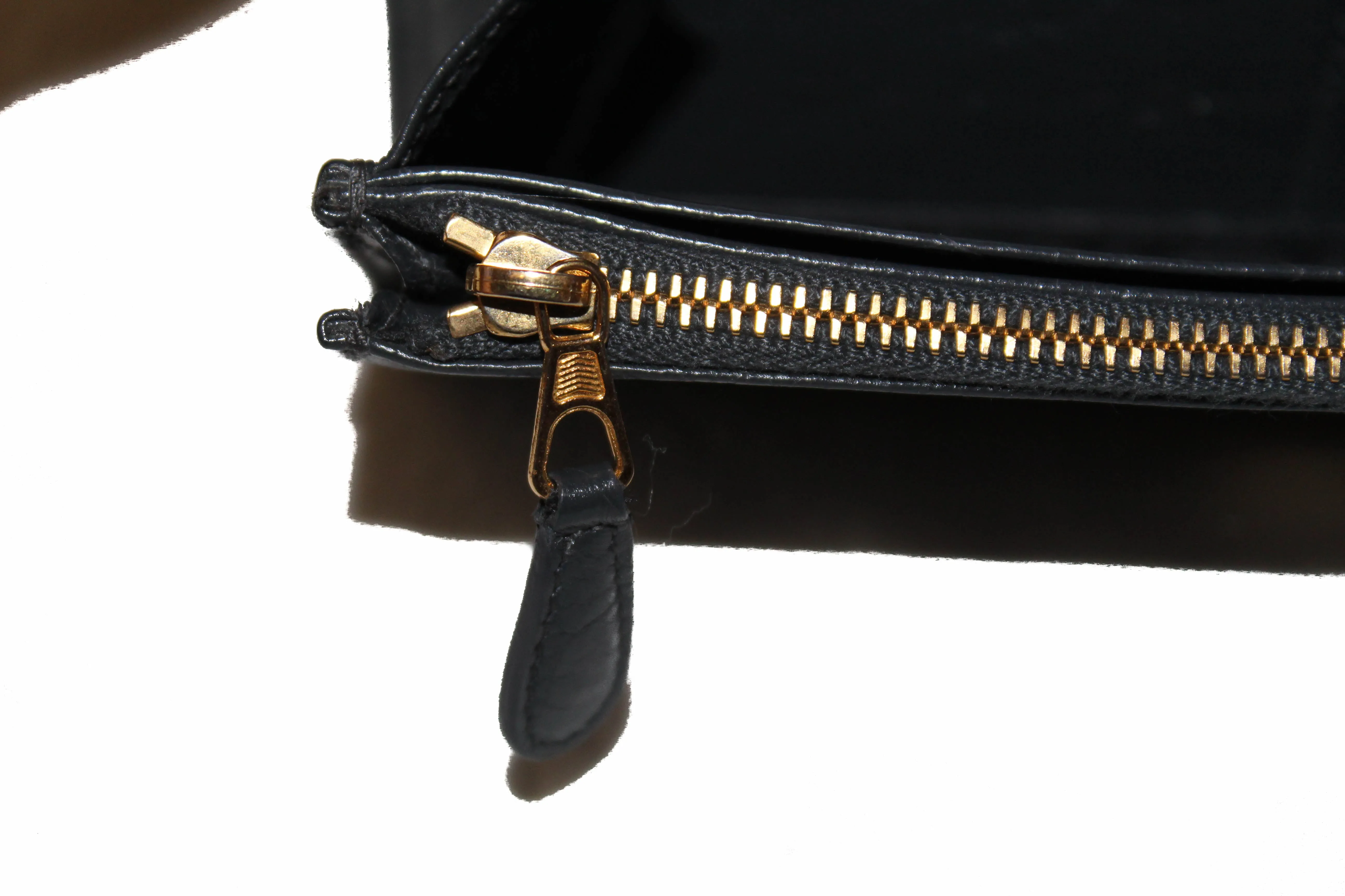 Authentic Balenciaga Grey Giant 12 Gold City Lambskin Leather Flap Wallet