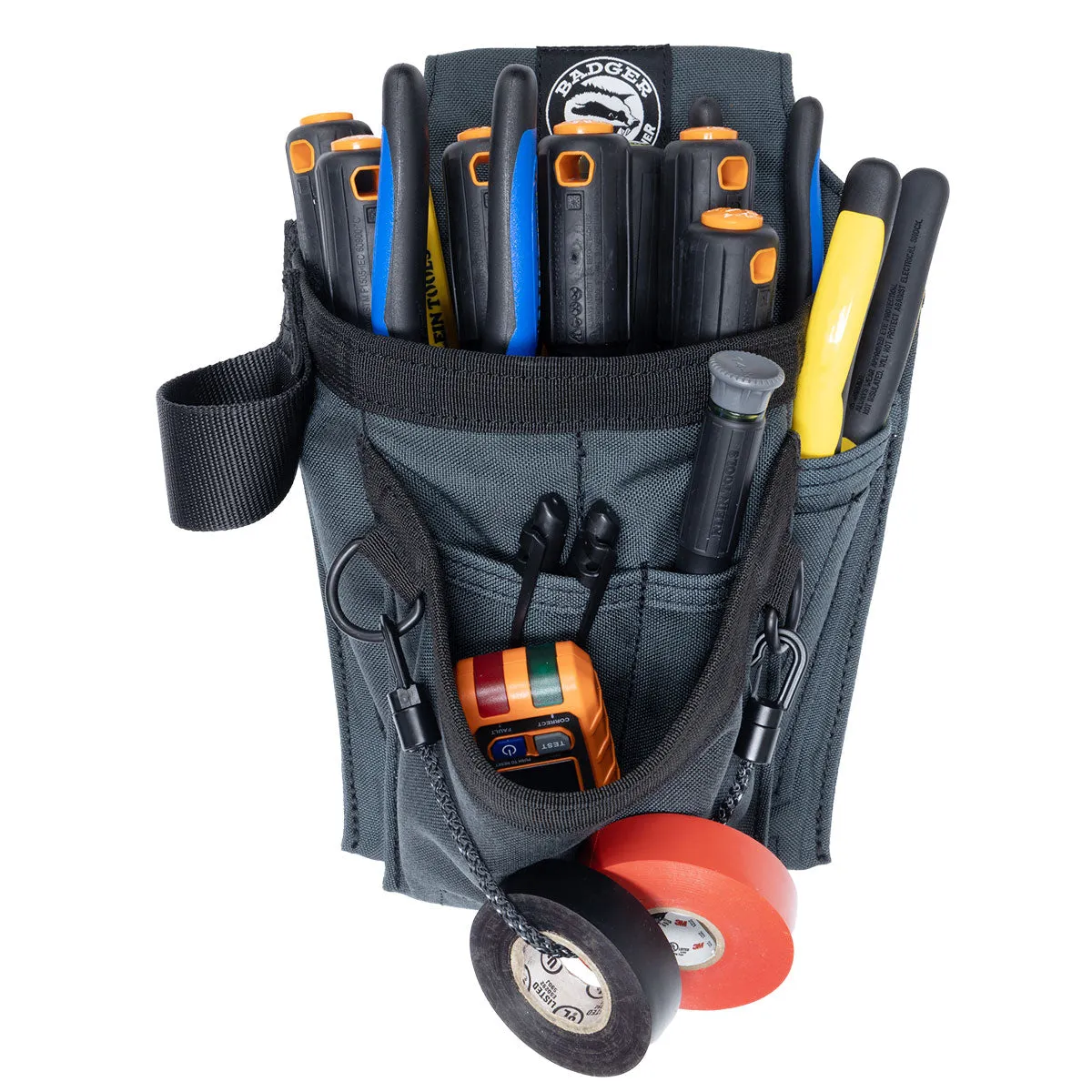 Badger by Occidental Leather 464010 XL Electrician Set - Gunmetal Grey