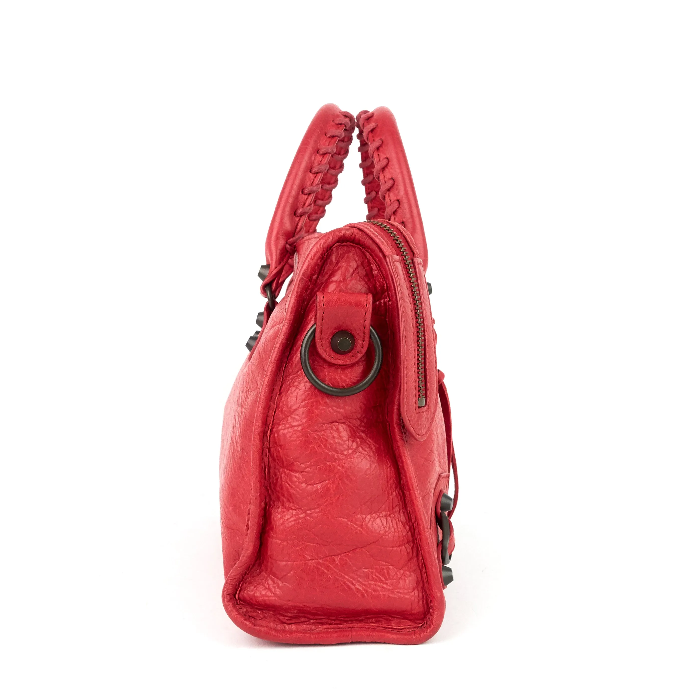 Classic Small Agneau Leather City Bag