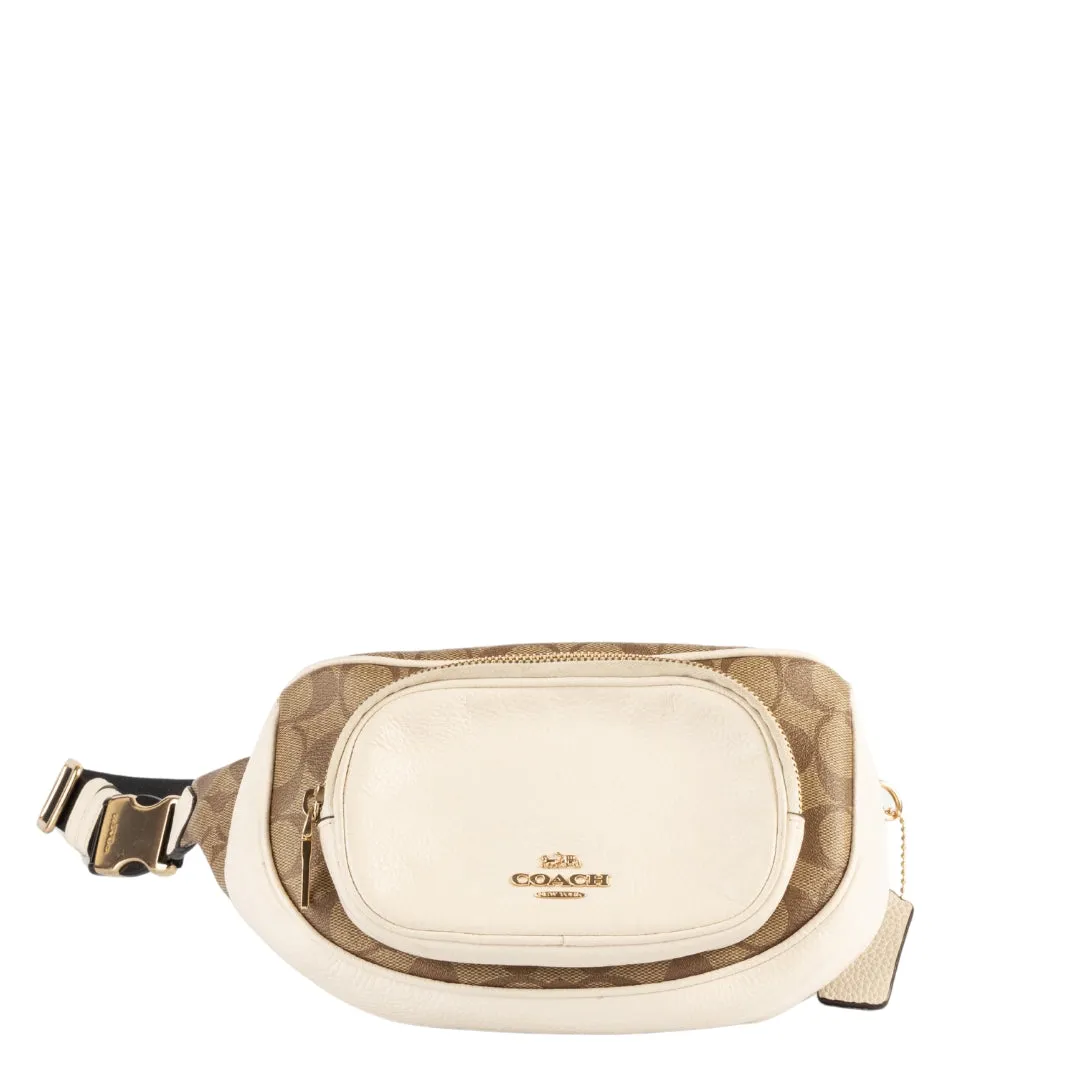 Coach Court Signature Canvas Belt Bag