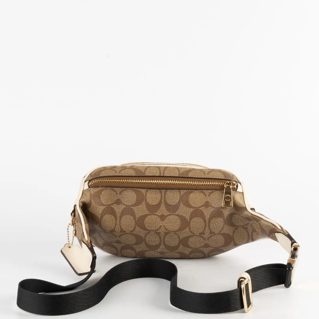 Coach Court Signature Canvas Belt Bag