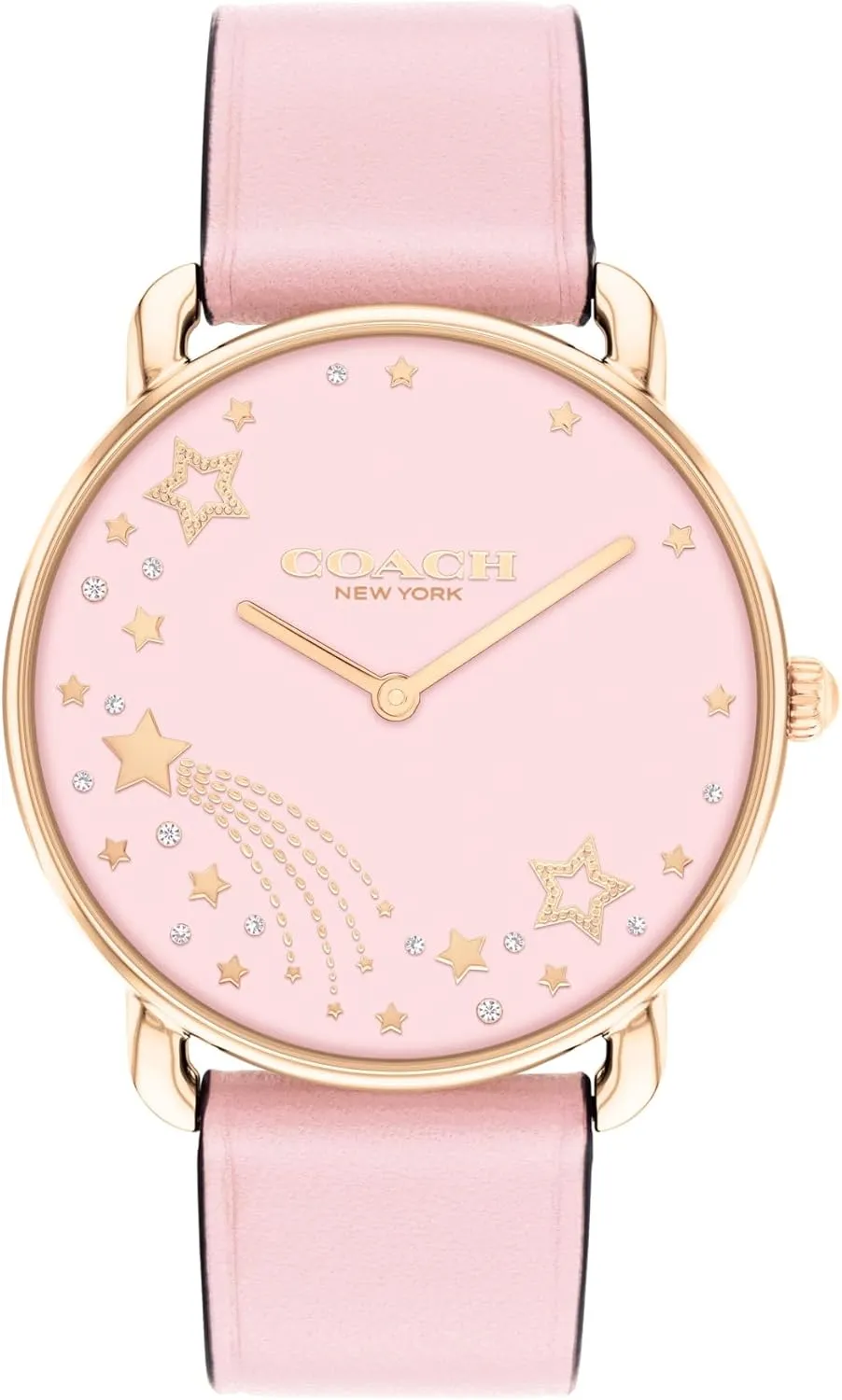 Coach Elliot Women's Quartz Watch, 2H Movement, Leather Strap - Water-Resistant to 3ATM - Modern Minimalist - Gift for Her, 36mm