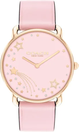 Coach Elliot Women's Quartz Watch, 2H Movement, Leather Strap - Water-Resistant to 3ATM - Modern Minimalist - Gift for Her, 36mm