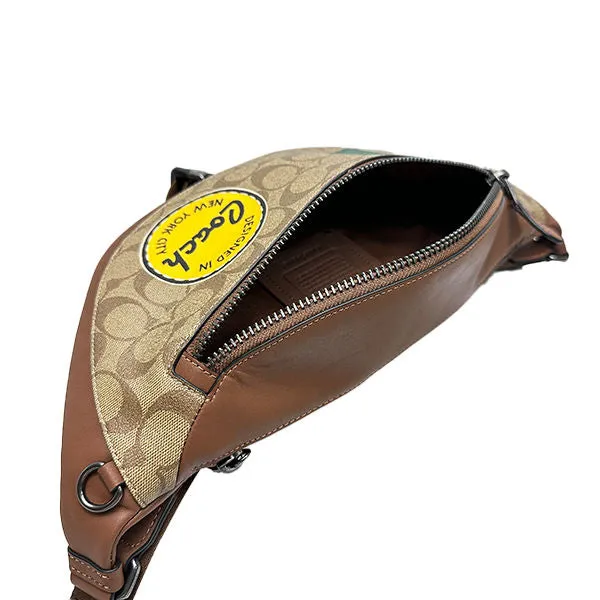Coach Signature Trompe Loei Print Warren Belt Bag CH231