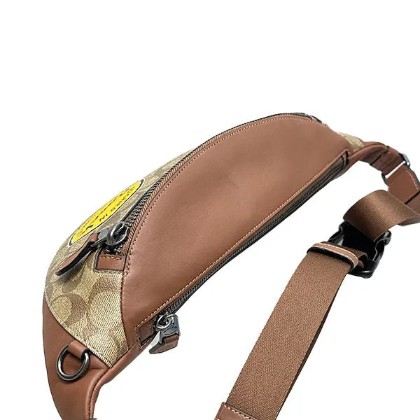 Coach Signature Trompe Loei Print Warren Belt Bag CH231