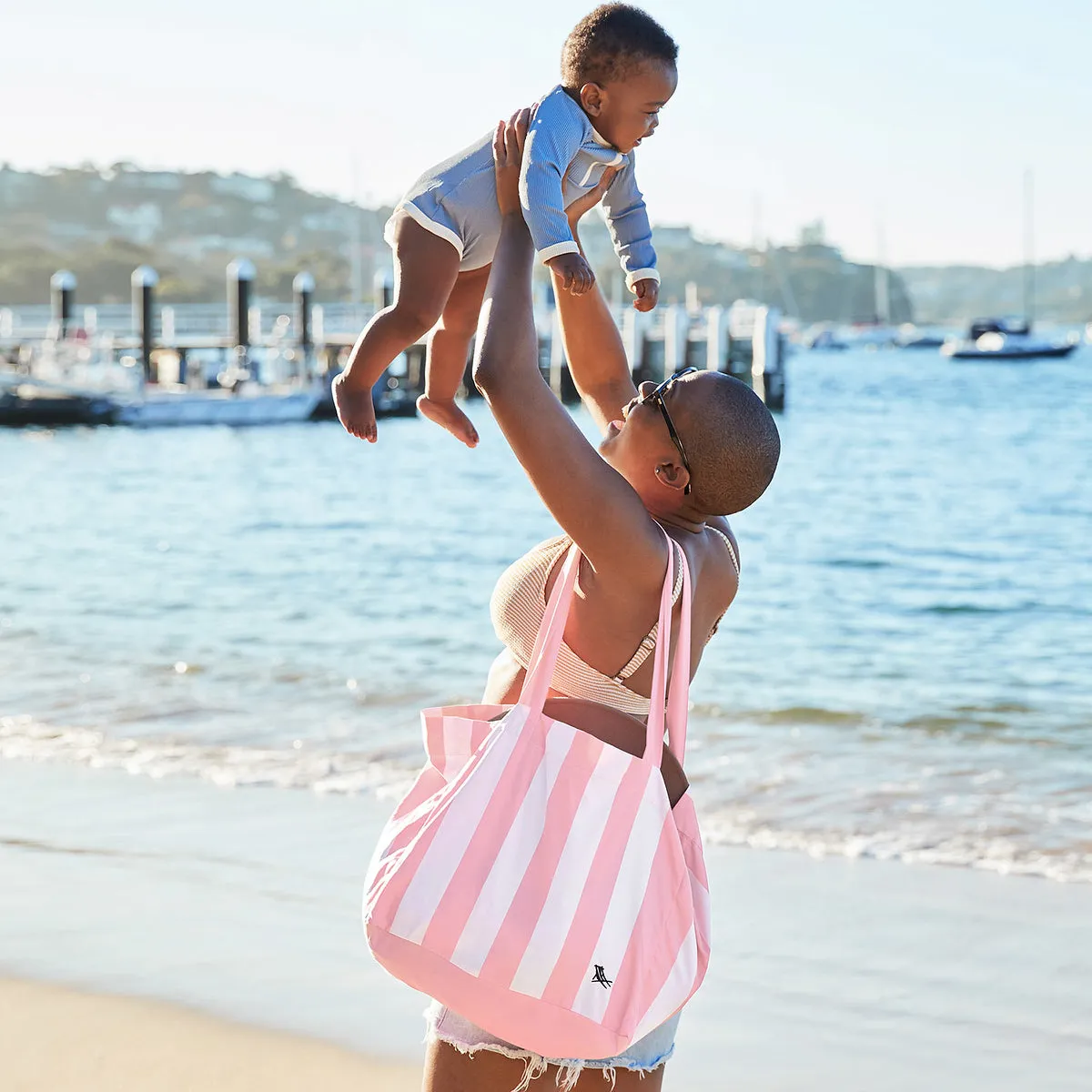 Dock & Bay Foldaway Tote Bags - Malibu Pink
