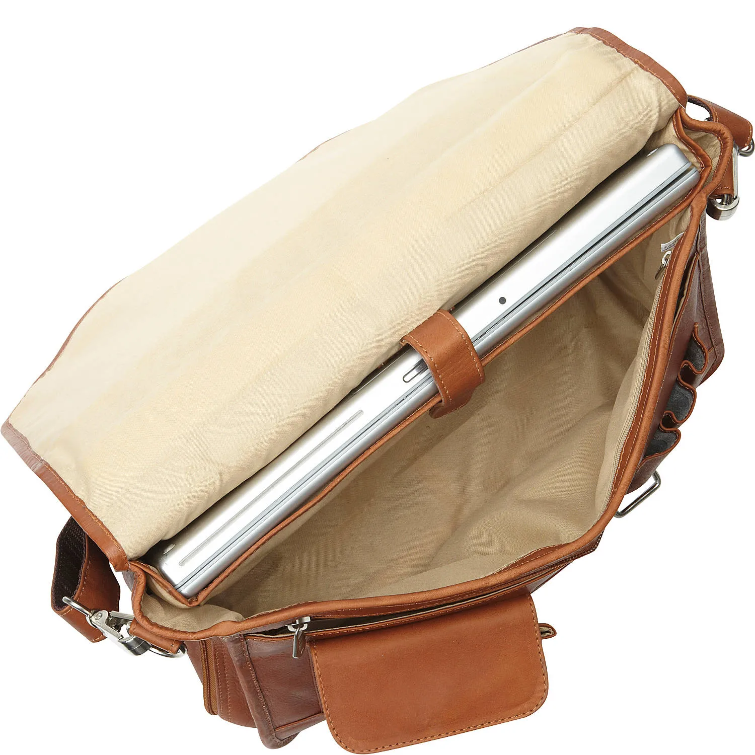 DOUBLE LOOP EXPANDABLE LAPTOP BRIEFCASE