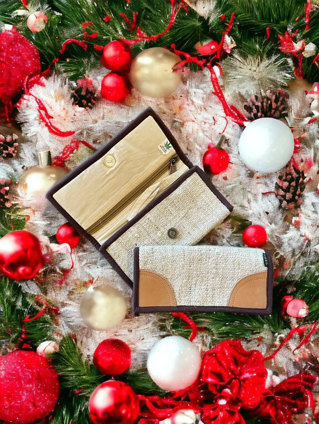 Eco-friendly Natural Vegan Hemp Wallet