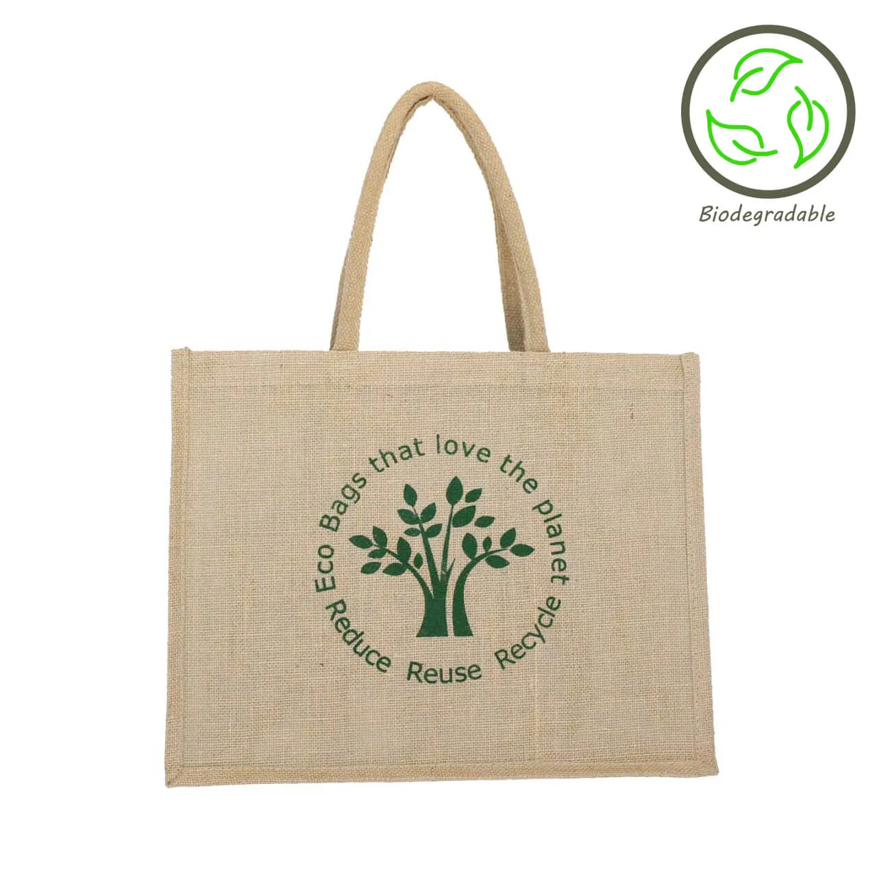 Ecotree Unlined Foldable Jute Bag