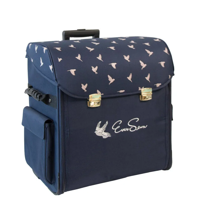 EverSewn Machine Rolling Tote - Navy