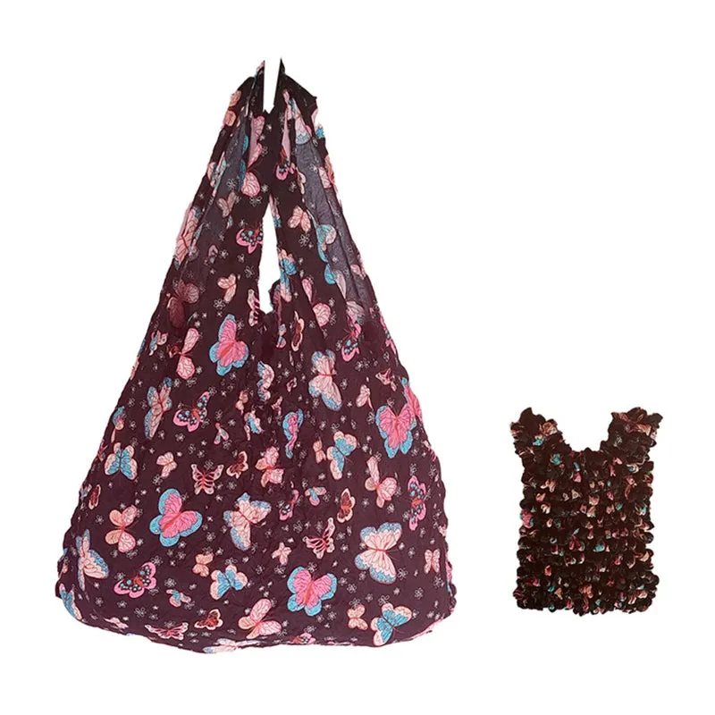 Expand Shoulder Reusable Foldable Tote Bag