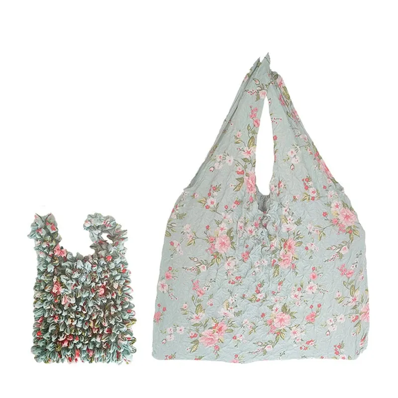 Expand Shoulder Reusable Foldable Tote Bag
