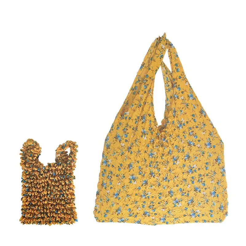 Expand Shoulder Reusable Foldable Tote Bag