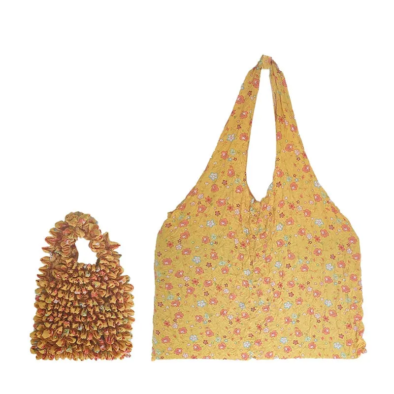 Expand Shoulder Reusable Foldable Tote Bag