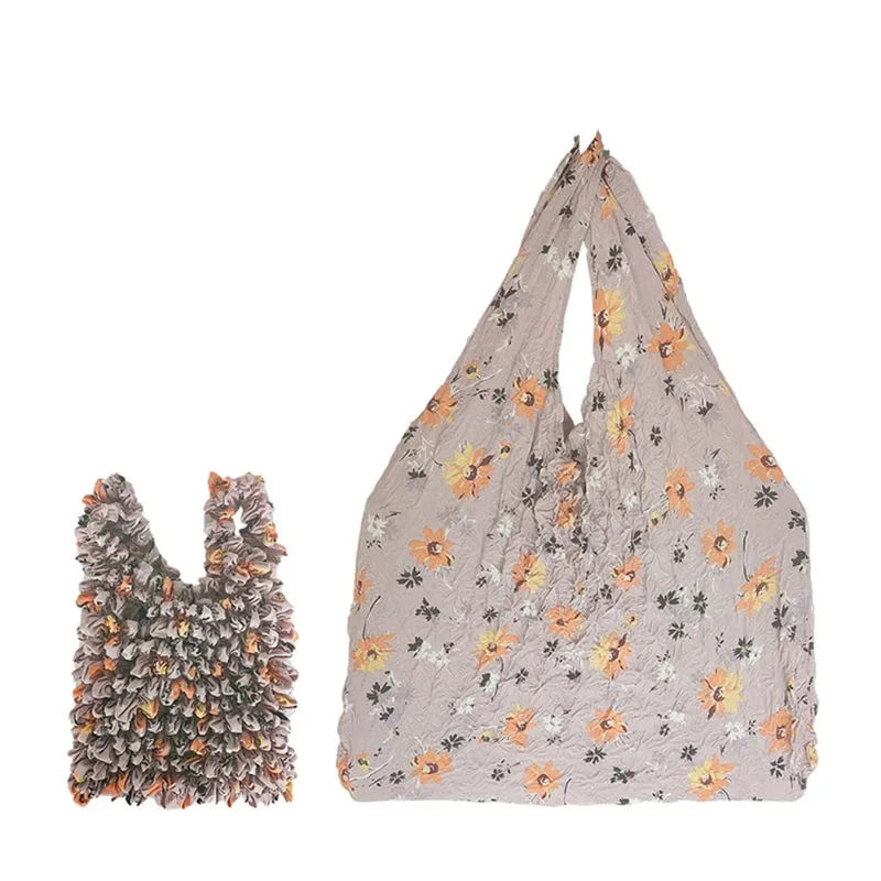 Expand Shoulder Reusable Foldable Tote Bag