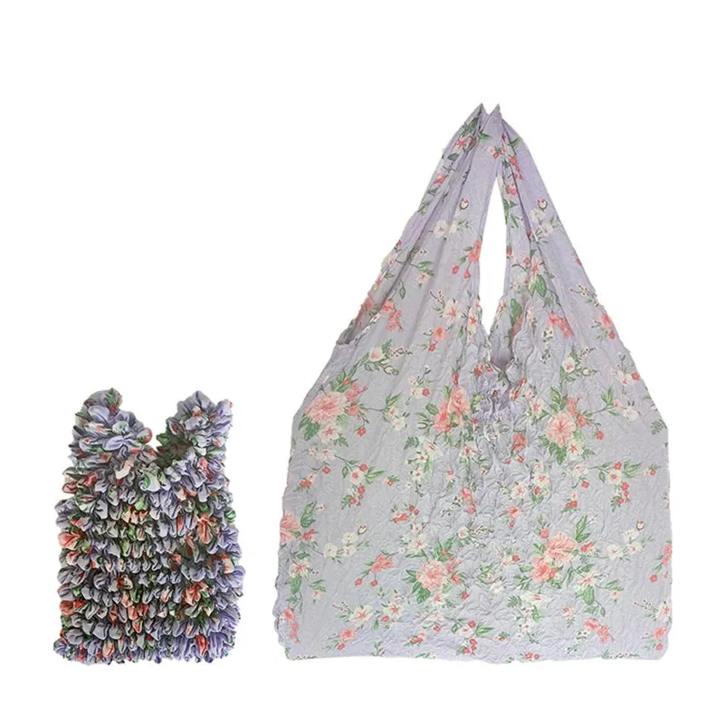 Expand Shoulder Reusable Foldable Tote Bag