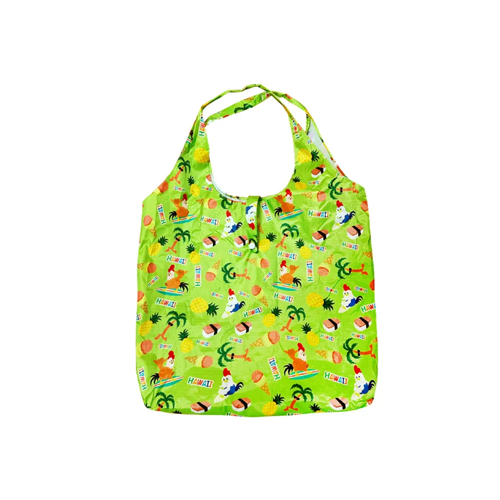 Foldable Reusable Shopping bag  - Rooster Hawaii 2