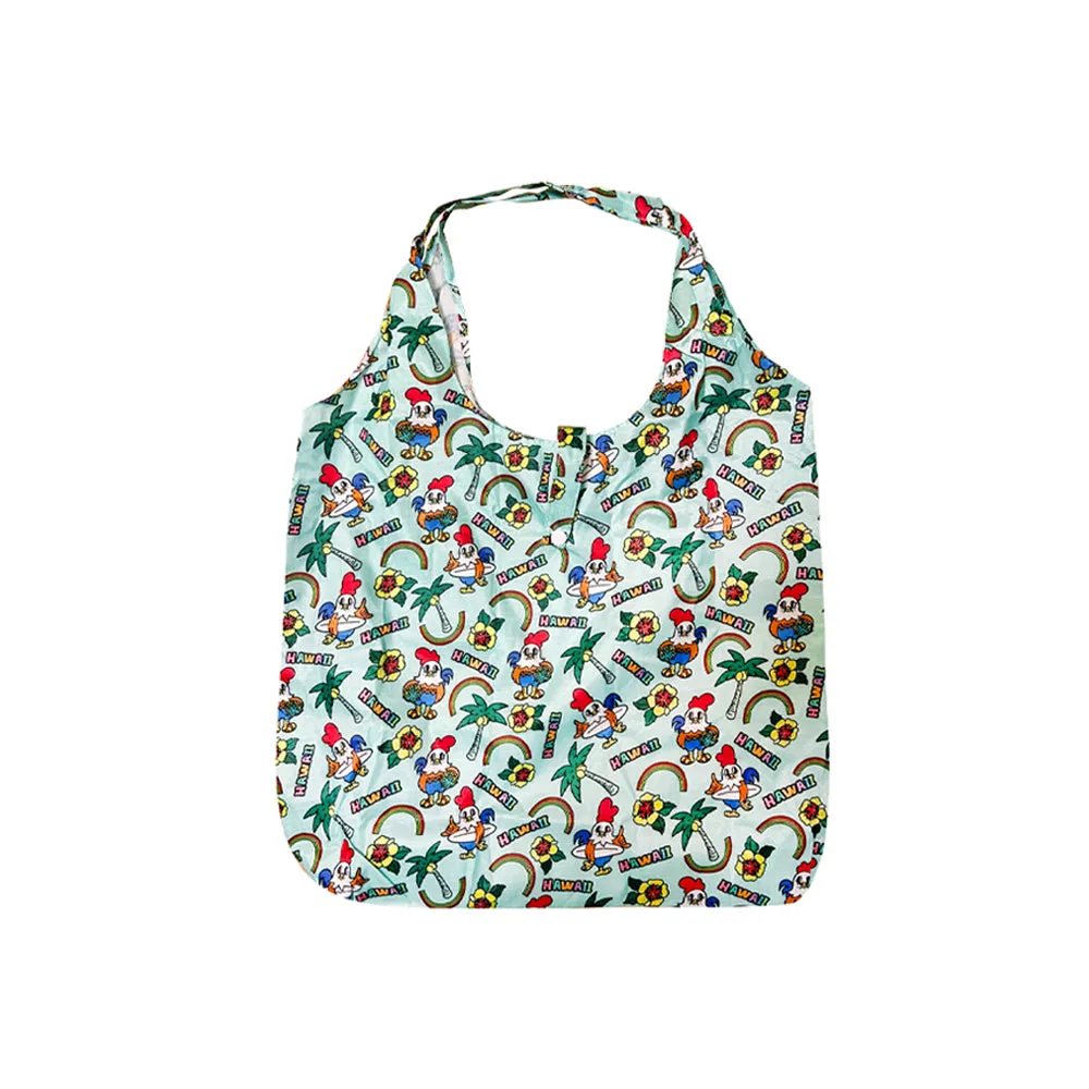 Foldable Reusable Shopping bag  - Rooster Hawaii