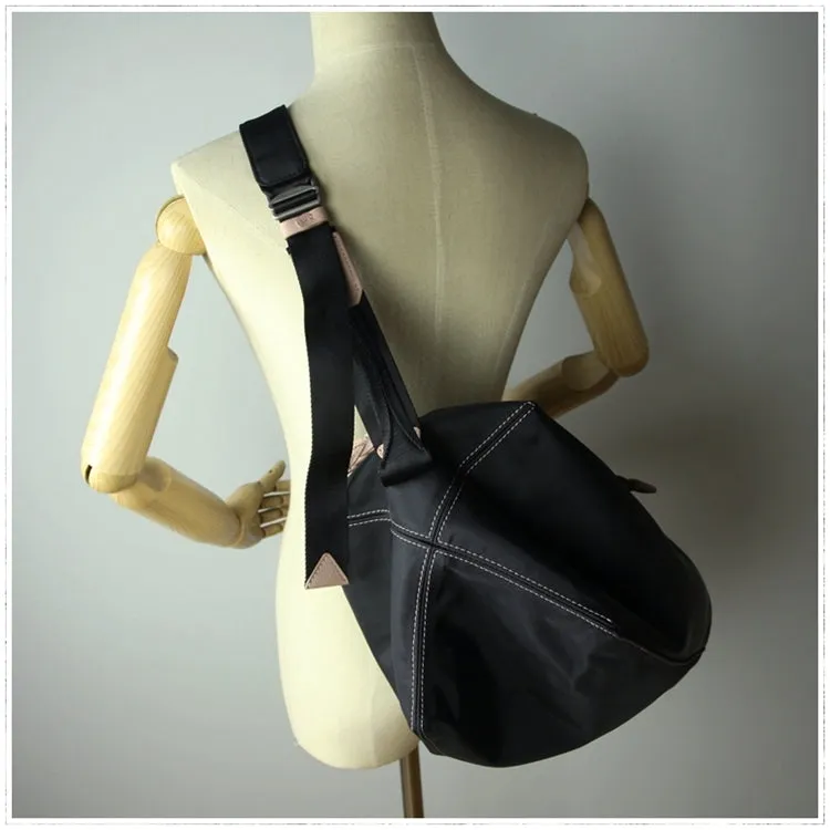 Gym Duffle Bag Nylon Sling Bag Large Crossbody Nylon Bag Womens Gym Duffel Bag
