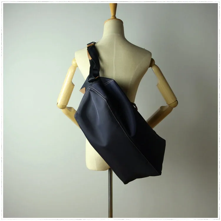Gym Duffle Bag Nylon Sling Bag Large Crossbody Nylon Bag Womens Gym Duffel Bag