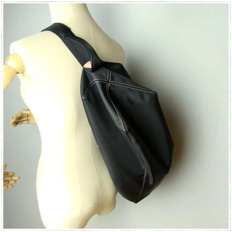 Gym Duffle Bag Nylon Sling Bag Large Crossbody Nylon Bag Womens Gym Duffel Bag
