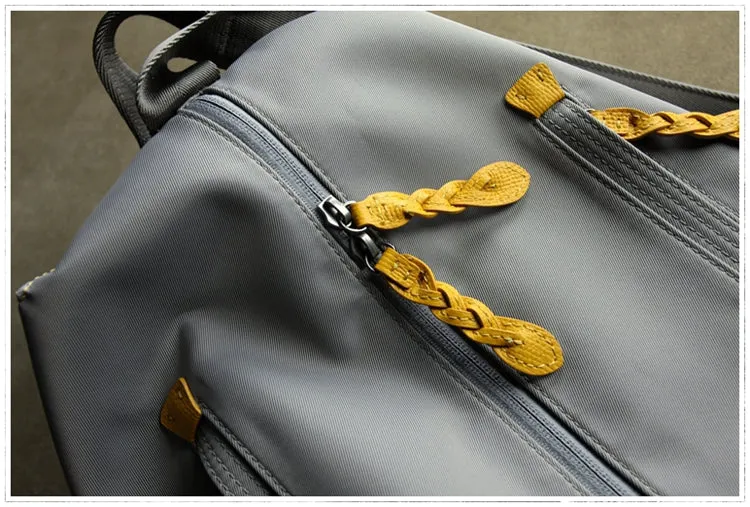 Gym Duffle Bag Nylon Sling Bag Large Crossbody Nylon Bag Womens Gym Duffel Bag