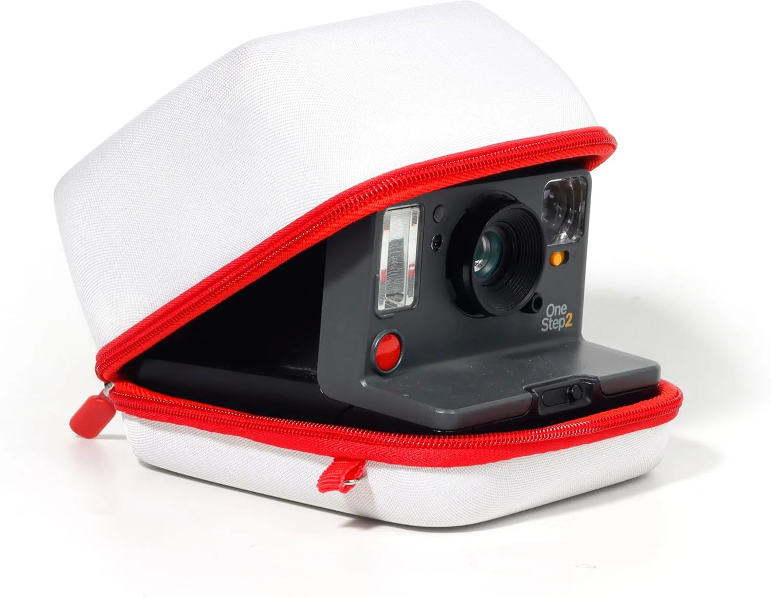 Hard Travel Case Compatible with Polaroid Now Instant Camera - Polaroid NOW/NOW /ONE STEP2 Instant Camera Storage Case with Adjustable Shoulder Strap - White