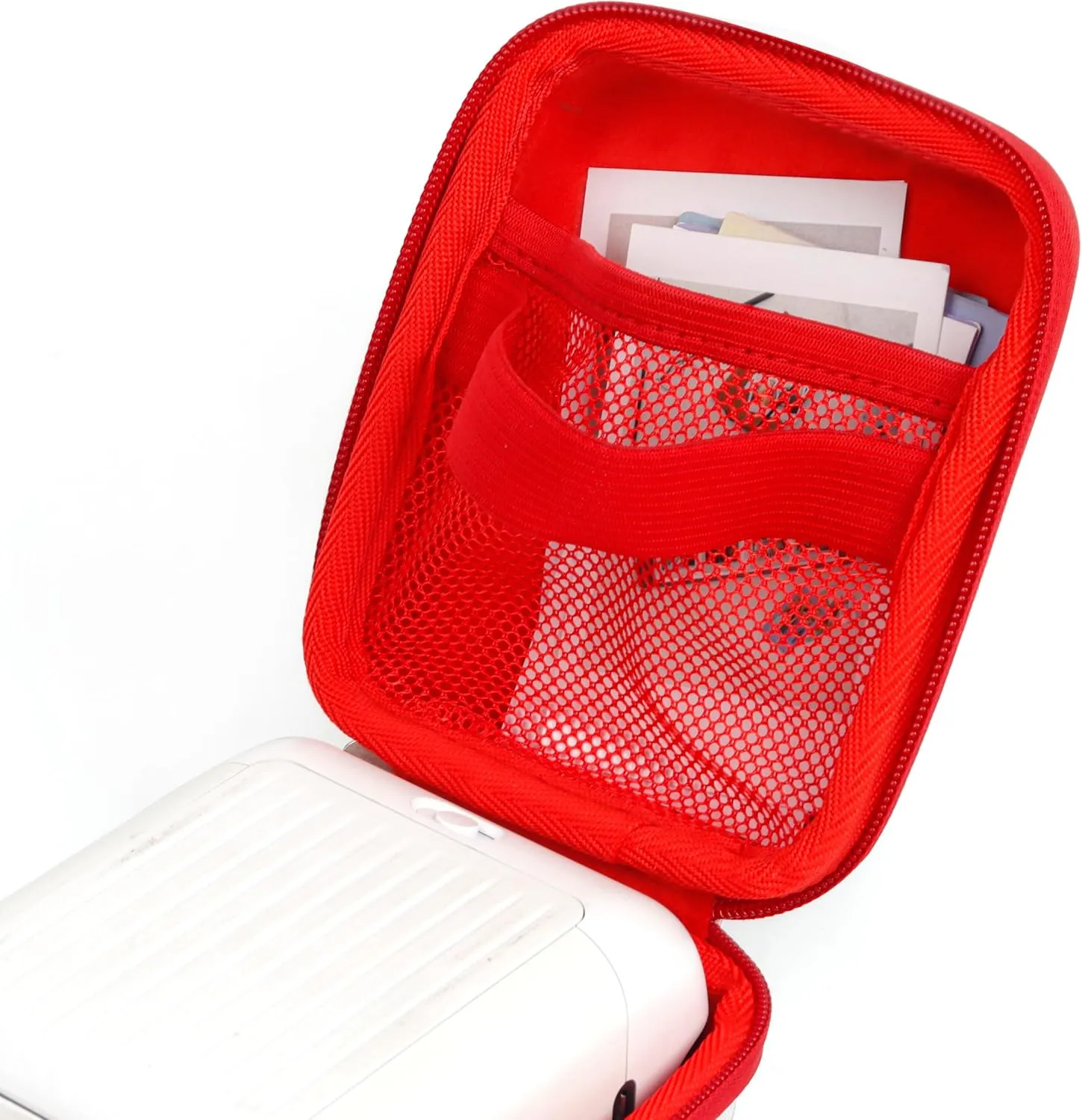 Hard Travel Case Compatible with Polaroid Now Instant Camera - Polaroid NOW/NOW /ONE STEP2 Instant Camera Storage Case with Adjustable Shoulder Strap - White