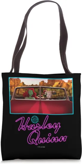 Harley Quinn Escapes With The Bride, Poison Ivy Tote Bag