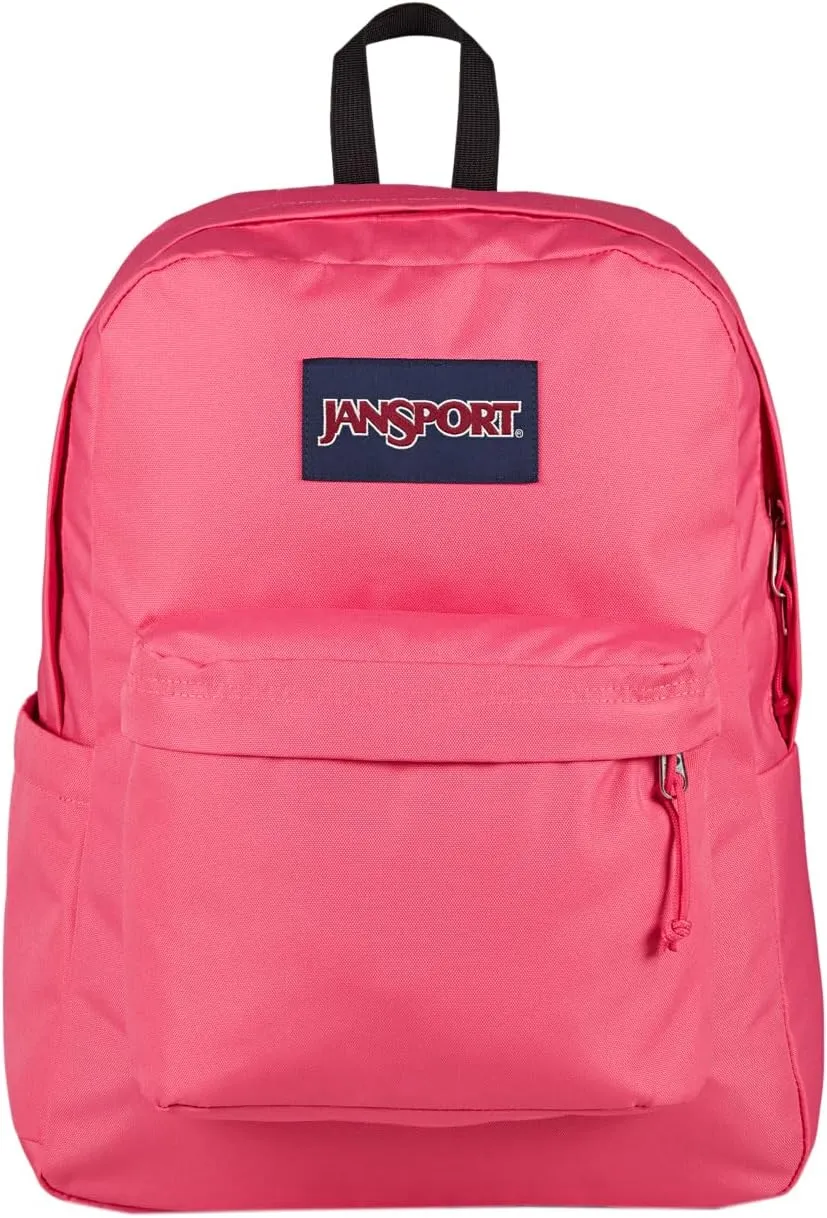 JanSport SuperBreak Plus Backpack, Pop Pink, 44470437901