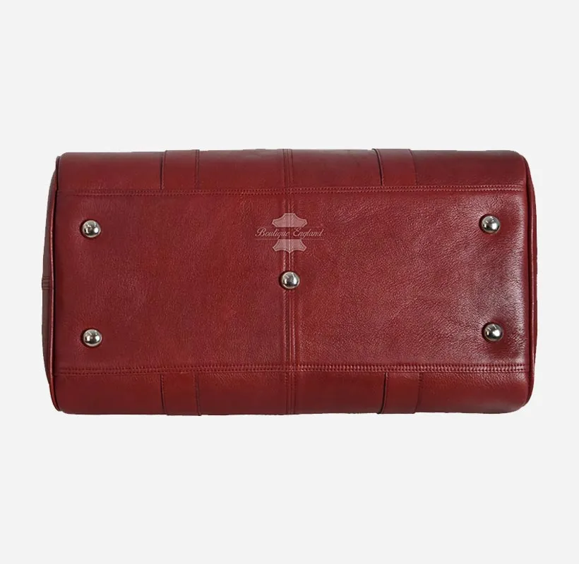 Leather Weekend Holdall Bag