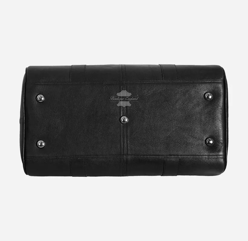 Leather Weekend Holdall Bag