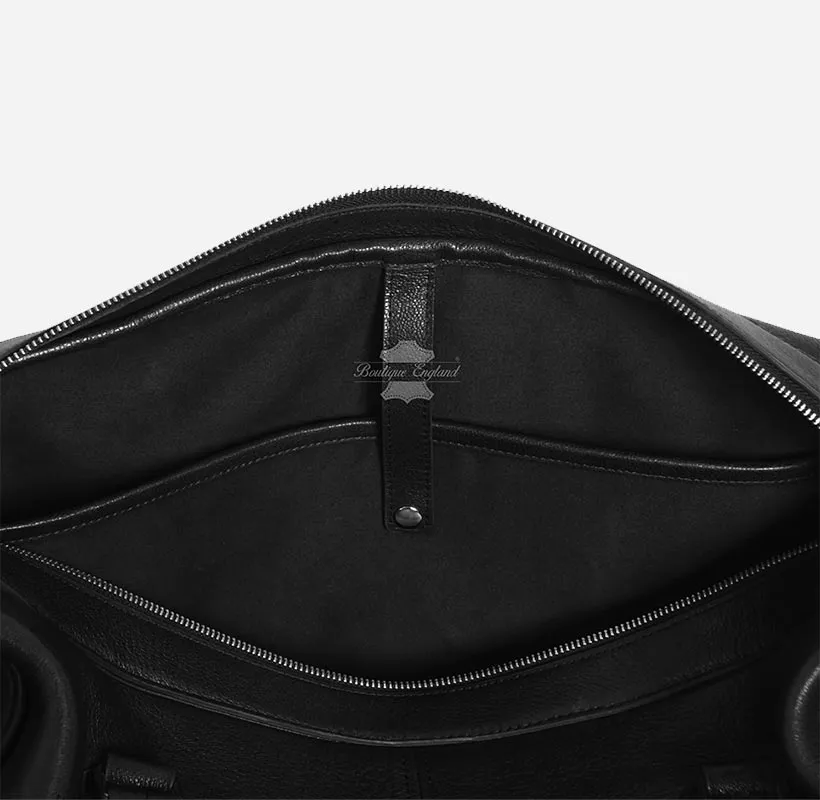 Leather Weekend Holdall Bag