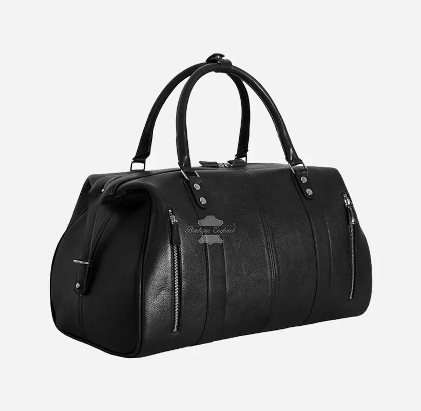 Leather Weekend Holdall Bag