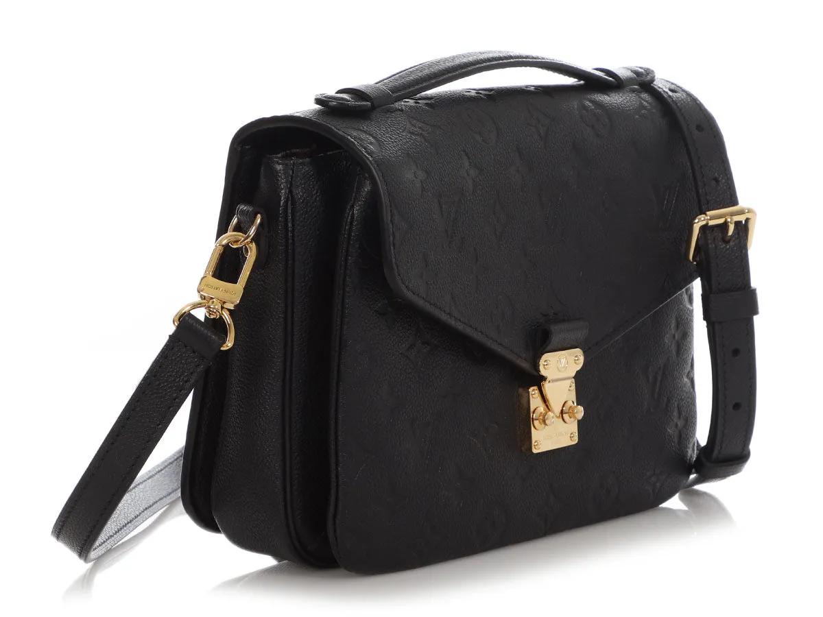 Louis Vuitton Black Monogram Empreinte Pochette Métis