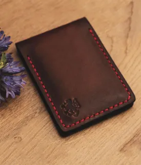 Mens Leather Credit Card Wallet - Tradesman