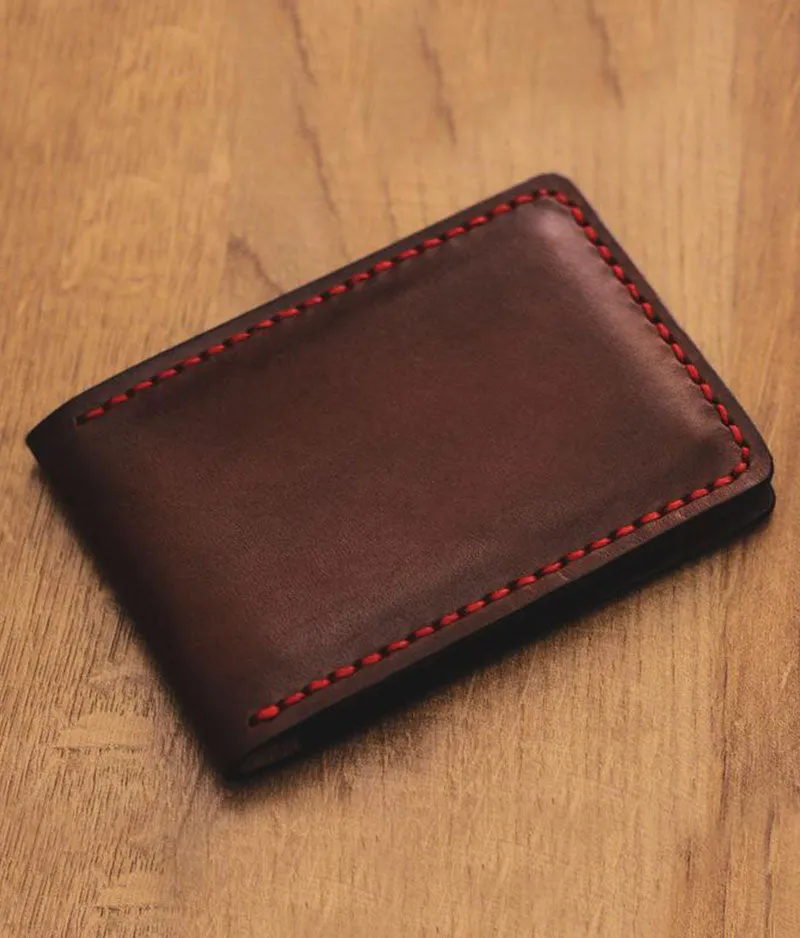 Mens Leather Credit Card Wallet - Tradesman