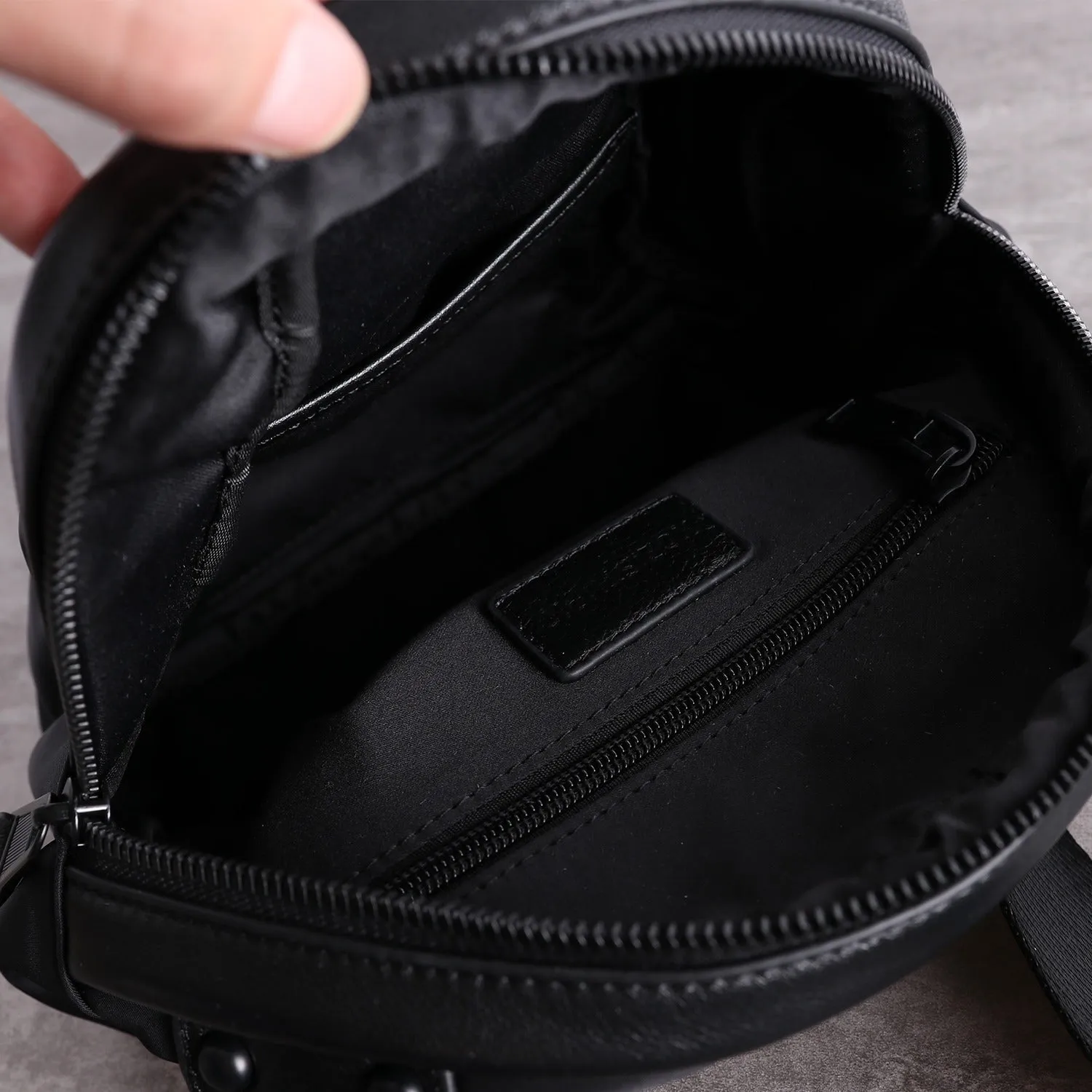 Nylon Crossbody Bag Nylon Crossbody Bags Mens Crossbody Nylon Bag Leather Nylon Sling Bag