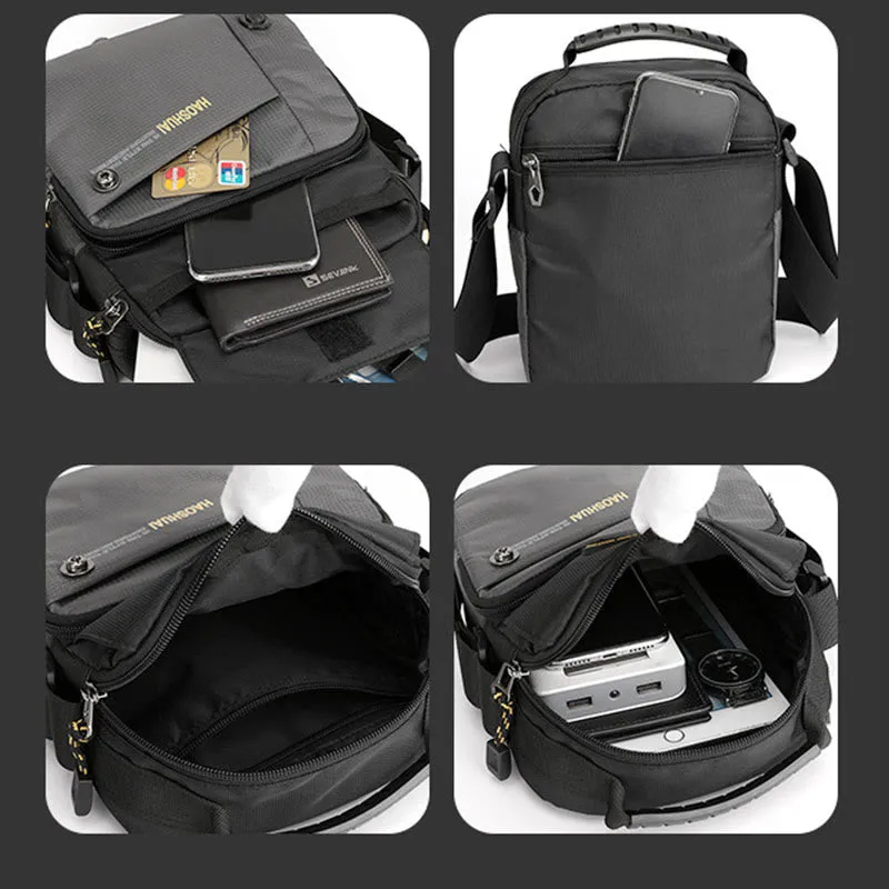 Often Casual Shoulder Bag Travel Bag Men's Messenger Bag Commuting Waterproof Nylon Bag