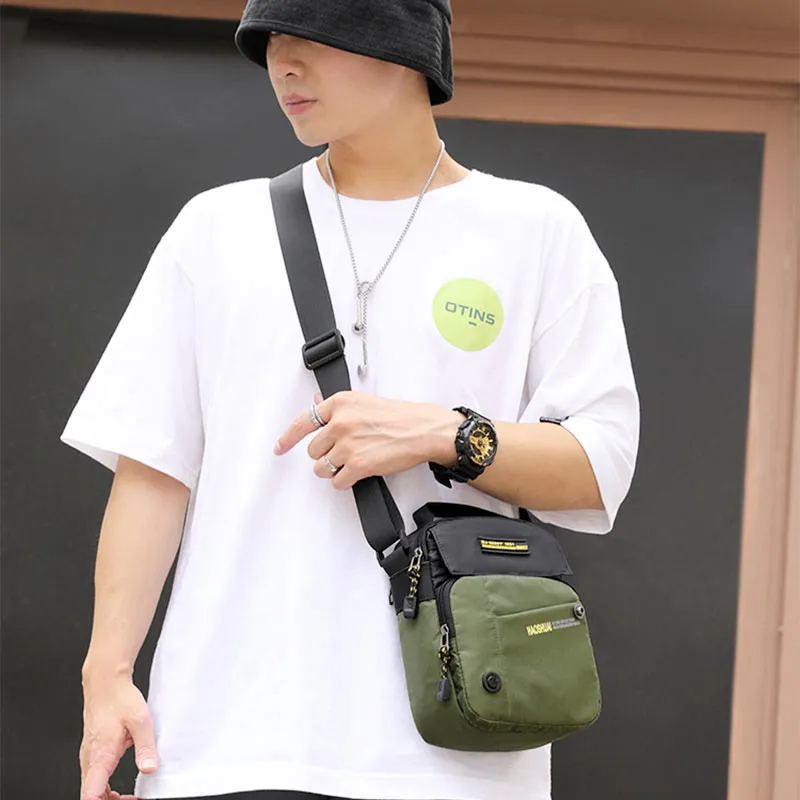 Often Casual Shoulder Bag Travel Bag Men's Messenger Bag Commuting Waterproof Nylon Bag