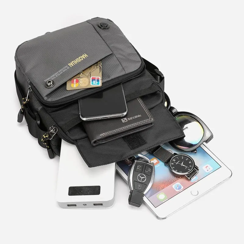 Often Casual Shoulder Bag Travel Bag Men's Messenger Bag Commuting Waterproof Nylon Bag