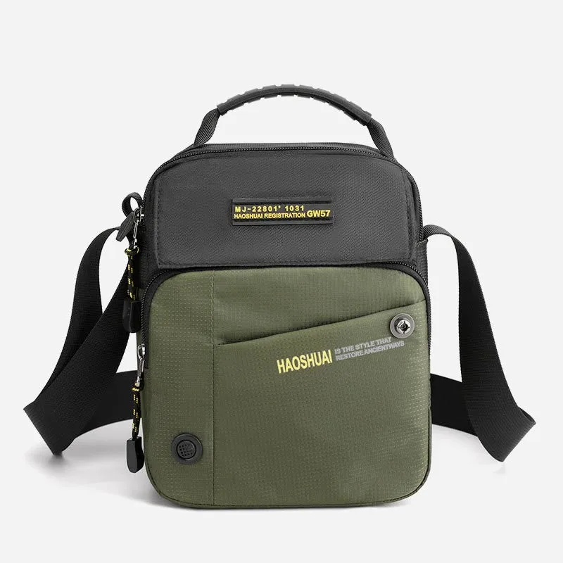 Often Casual Shoulder Bag Travel Bag Men's Messenger Bag Commuting Waterproof Nylon Bag