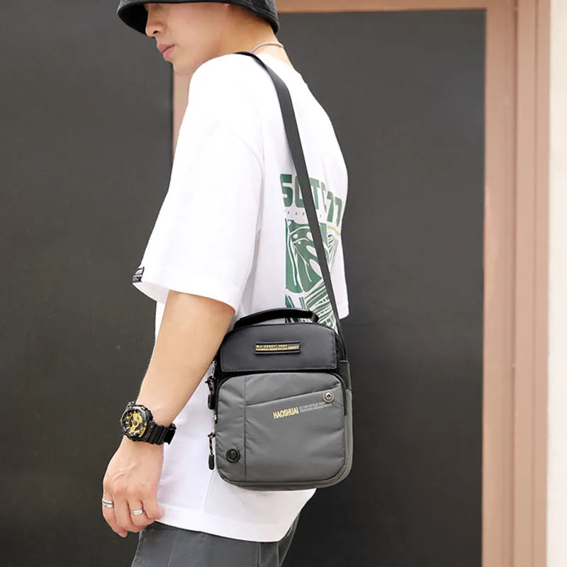 Often Casual Shoulder Bag Travel Bag Men's Messenger Bag Commuting Waterproof Nylon Bag