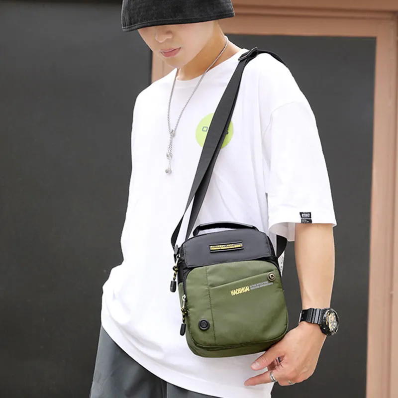 Often Casual Shoulder Bag Travel Bag Men's Messenger Bag Commuting Waterproof Nylon Bag