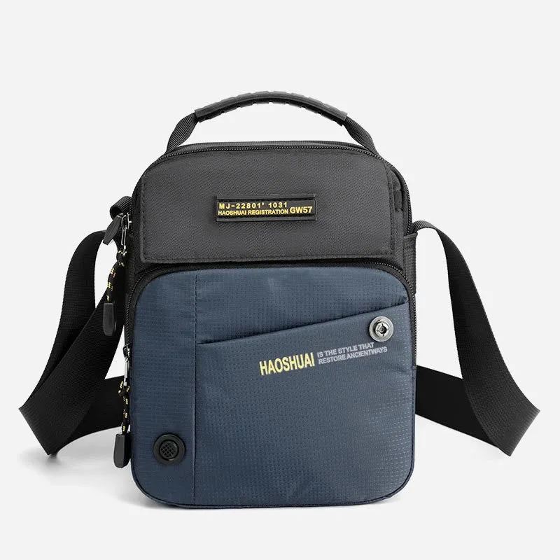 Often Casual Shoulder Bag Travel Bag Men's Messenger Bag Commuting Waterproof Nylon Bag