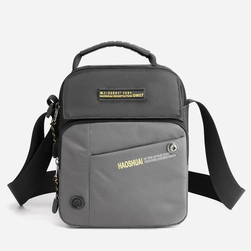 Often Casual Shoulder Bag Travel Bag Men's Messenger Bag Commuting Waterproof Nylon Bag