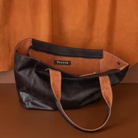 Oversized Tote-Vintage Charcoal
